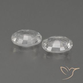 Shop natural 2.10ct ホワイト ジルコン gems, 楕円形, from カンボジア at GemSelect. In stock, global shipping!