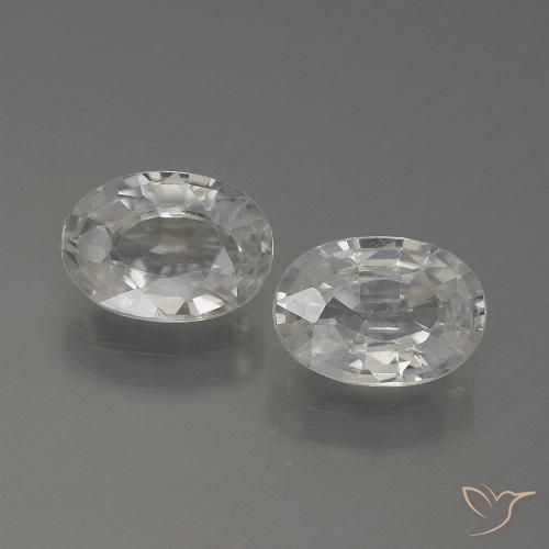 Shop natural 2.29ct ホワイト ジルコン gems, 楕円形, from カンボジア at GemSelect. In stock, global shipping!