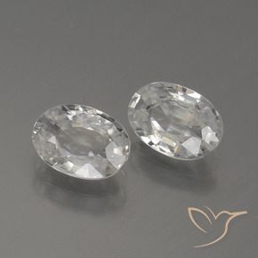 Shop natural 2.29ct ホワイト ジルコン gems, 楕円形, from カンボジア at GemSelect. In stock, global shipping!