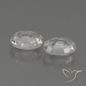 Shop natural 2.29ct ホワイト ジルコン gems, 楕円形, from カンボジア at GemSelect. In stock, global shipping!