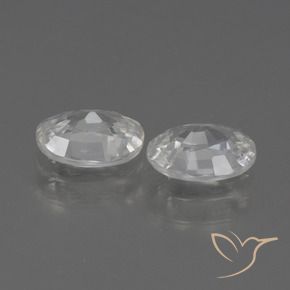 Shop natural 2.27ct ホワイト ジルコン gems, 楕円形, from カンボジア at GemSelect. In stock, global shipping!