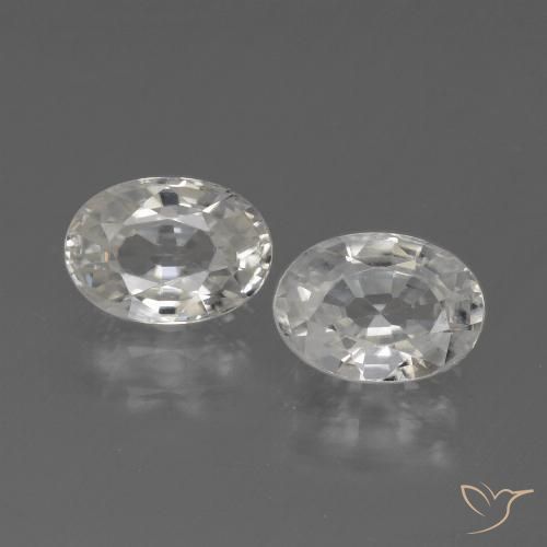 Shop natural 2.49ct ホワイト ジルコン gems, 楕円形, from カンボジア at GemSelect. In stock, global shipping!