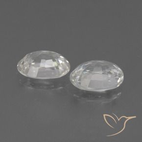 Shop natural 2.49ct ホワイト ジルコン gems, 楕円形, from カンボジア at GemSelect. In stock, global shipping!