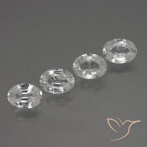 Shop natural 4.56ct ホワイト ジルコン gems, 楕円形, from カンボジア at GemSelect. In stock, global shipping!