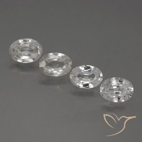 Shop natural 4.34ct ホワイト ジルコン gems, 楕円形, from カンボジア at GemSelect. In stock, global shipping!