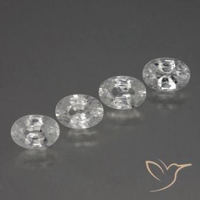 Shop natural 4.70ct ホワイト ジルコン gems, 楕円形, from カンボジア at GemSelect. In stock, global shipping!
