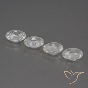 Shop natural 4.70ct ホワイト ジルコン gems, 楕円形, from カンボジア at GemSelect. In stock, global shipping!