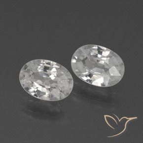 Shop natural 2.16ct ホワイト ジルコン gems, 楕円形, from カンボジア at GemSelect. In stock, global shipping!