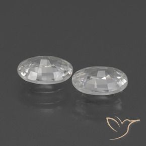 Shop natural 2.16ct ホワイト ジルコン gems, 楕円形, from カンボジア at GemSelect. In stock, global shipping!