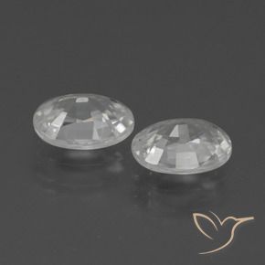 Shop natural 2.32ct ホワイト ジルコン gems, 楕円形, from カンボジア at GemSelect. In stock, global shipping!