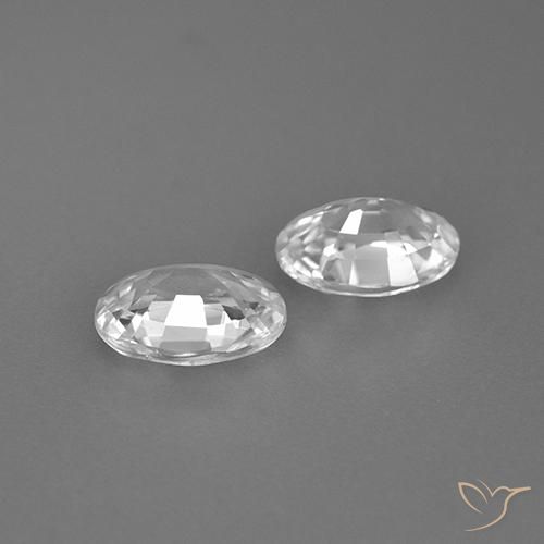 Shop natural 2.25ct ホワイト ジルコン gems, 楕円形, from カンボジア at GemSelect. In stock, global shipping!