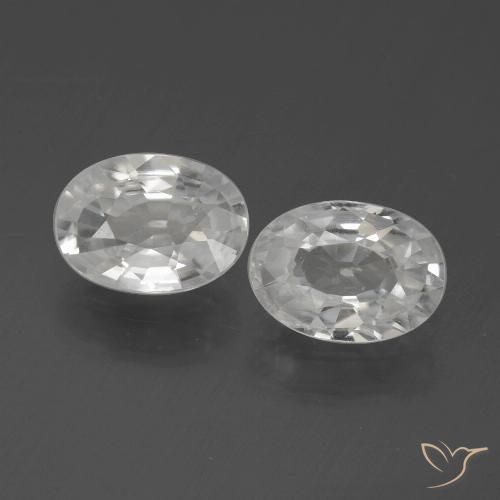 Shop natural 2.30ct ホワイト ジルコン gems, 楕円形, from カンボジア at GemSelect. In stock, global shipping!