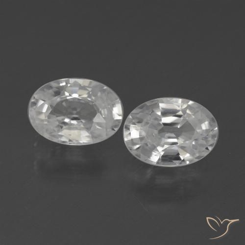 Shop natural 2.35ct ホワイト ジルコン gems, 楕円形, from カンボジア at GemSelect. In stock, global shipping!