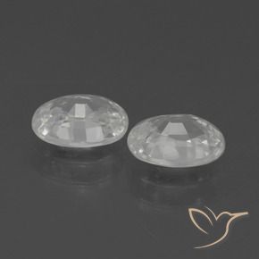 Shop natural 2.35ct ホワイト ジルコン gems, 楕円形, from カンボジア at GemSelect. In stock, global shipping!