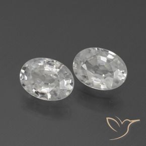 Shop natural 2.41ct ホワイト ジルコン gems, 楕円形, from カンボジア at GemSelect. In stock, global shipping!
