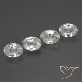 Shop natural 4.46ct ホワイト ジルコン gems, 楕円形, from カンボジア at GemSelect. In stock, global shipping!