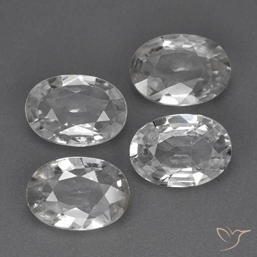 Shop natural 3.86ct ホワイト ジルコン gems, 楕円形, from カンボジア at GemSelect. In stock, global shipping!