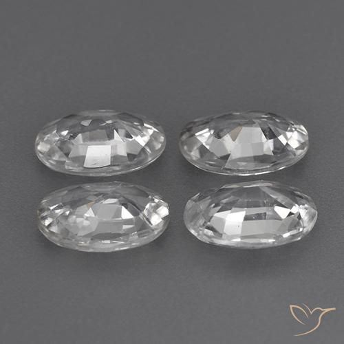 Shop natural 3.86ct ホワイト ジルコン gems, 楕円形, from カンボジア at GemSelect. In stock, global shipping!