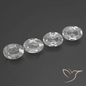 Shop natural 3.88ct ホワイト ジルコン gems, 楕円形, from カンボジア at GemSelect. In stock, global shipping!