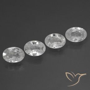 Shop natural 3.82ct ホワイト ジルコン gems, 楕円形, from カンボジア at GemSelect. In stock, global shipping!