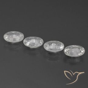Shop natural 3.82ct ホワイト ジルコン gems, 楕円形, from カンボジア at GemSelect. In stock, global shipping!