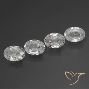 Shop natural 4.19ct ホワイト ジルコン gems, 楕円形, from カンボジア at GemSelect. In stock, global shipping!