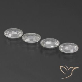 Shop natural 4.09ct ホワイト ジルコン gems, 楕円形, from カンボジア at GemSelect. In stock, global shipping!