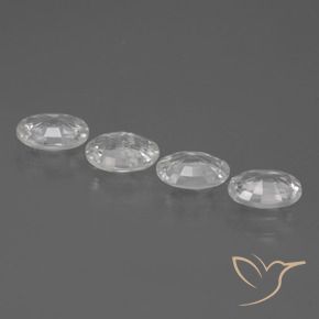Shop natural 4.16ct ホワイト ジルコン gems, 楕円形, from カンボジア at GemSelect. In stock, global shipping!