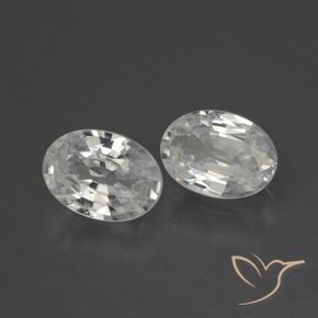 Shop natural 2.14ct ホワイト ジルコン gems, 楕円形, from カンボジア at GemSelect. In stock, global shipping!
