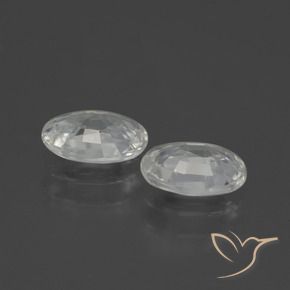 Shop natural 2.14ct ホワイト ジルコン gems, 楕円形, from カンボジア at GemSelect. In stock, global shipping!