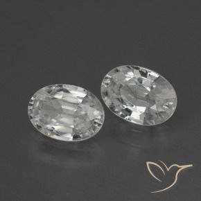 Shop natural 2.32ct ホワイト ジルコン gems, 楕円形, from カンボジア at GemSelect. In stock, global shipping!
