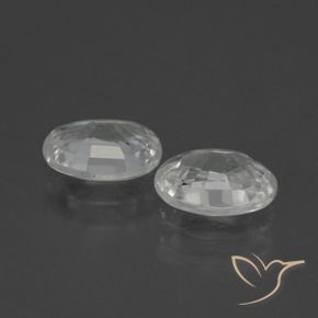 Shop natural 2.32ct ホワイト ジルコン gems, 楕円形, from カンボジア at GemSelect. In stock, global shipping!