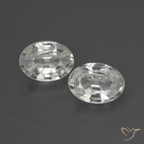 Shop natural 2.09ct ホワイト ジルコン gems, 楕円形, from カンボジア at GemSelect. In stock, global shipping!