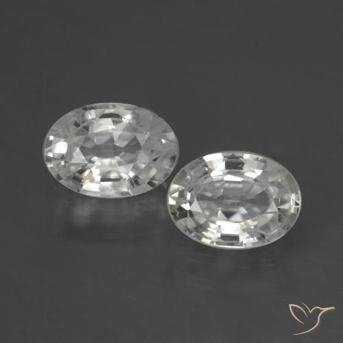 Shop natural 2.49ct ホワイト ジルコン gems, 楕円形, from カンボジア at GemSelect. In stock, global shipping!