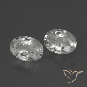Shop natural 2.49ct ホワイト ジルコン gems, 楕円形, from カンボジア at GemSelect. In stock, global shipping!