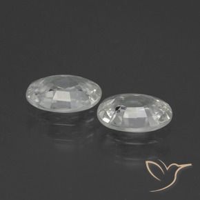 Shop natural 2.06ct ホワイト ジルコン gems, 楕円形, from カンボジア at GemSelect. In stock, global shipping!