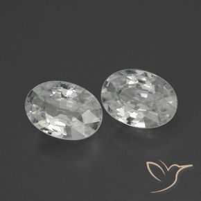 Shop natural 2.26ct ホワイト ジルコン gems, 楕円形, from カンボジア at GemSelect. In stock, global shipping!