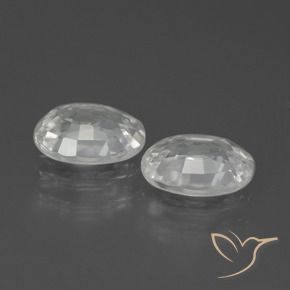 Shop natural 2.46ct ホワイト ジルコン gems, 楕円形, from カンボジア at GemSelect. In stock, global shipping!