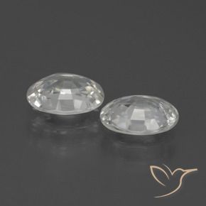 Shop natural 2.28ct ホワイト ジルコン gems, 楕円形, from カンボジア at GemSelect. In stock, global shipping!