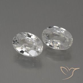 Shop natural 2.40ct ホワイト ジルコン gems, 楕円形, from カンボジア at GemSelect. In stock, global shipping!