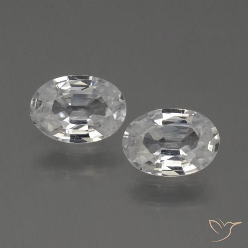 Shop natural 2.15ct ウォームホワイト ジルコン gems, 楕円形, from カンボジア at GemSelect. In stock, global shipping!