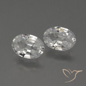 Shop natural 2.15ct ウォームホワイト ジルコン gems, 楕円形, from カンボジア at GemSelect. In stock, global shipping!