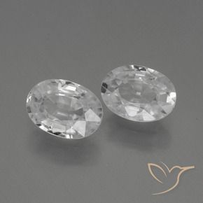Shop natural 2.30ct ホワイト ジルコン gems, 楕円形, from カンボジア at GemSelect. In stock, global shipping!