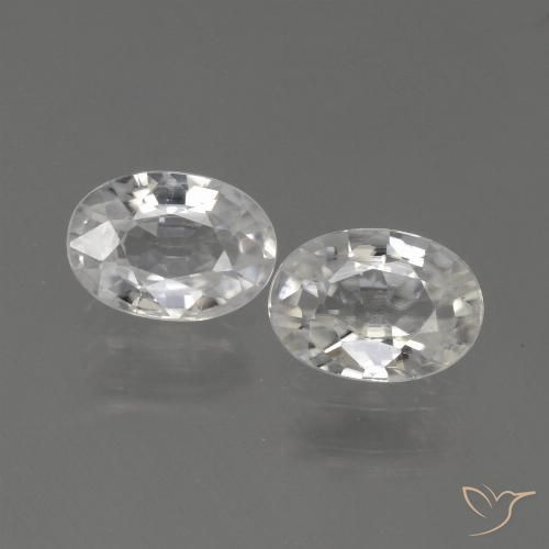 Shop natural 2.17ct ホワイト ジルコン gems, 楕円形, from カンボジア at GemSelect. In stock, global shipping!