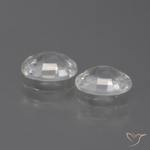 Shop natural 2.34ct ホワイト ジルコン gems, 楕円形, from カンボジア at GemSelect. In stock, global shipping!