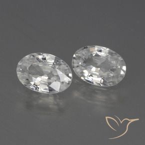Shop natural 2.21ct ホワイト ジルコン gems, 楕円形, from カンボジア at GemSelect. In stock, global shipping!