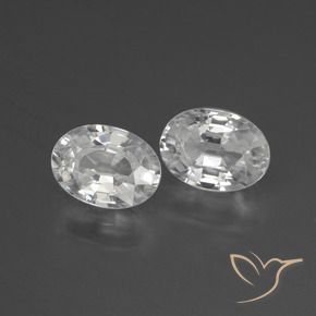 Shop natural 2.57ct ホワイト ジルコン gems, 楕円形, from カンボジア at GemSelect. In stock, global shipping!