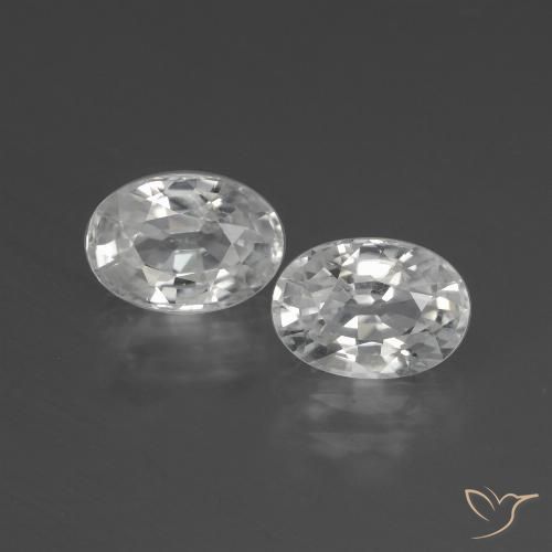 Shop natural 2.83ct ホワイト ジルコン gems, 楕円形, from カンボジア at GemSelect. In stock, global shipping!