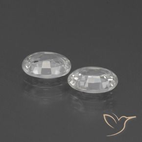 Shop natural 2.44ct ホワイト ジルコン gems, 楕円形, from カンボジア at GemSelect. In stock, global shipping!