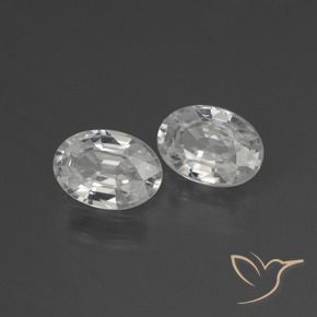 Shop natural 2.28ct ホワイト ジルコン gems, 楕円形, from カンボジア at GemSelect. In stock, global shipping!